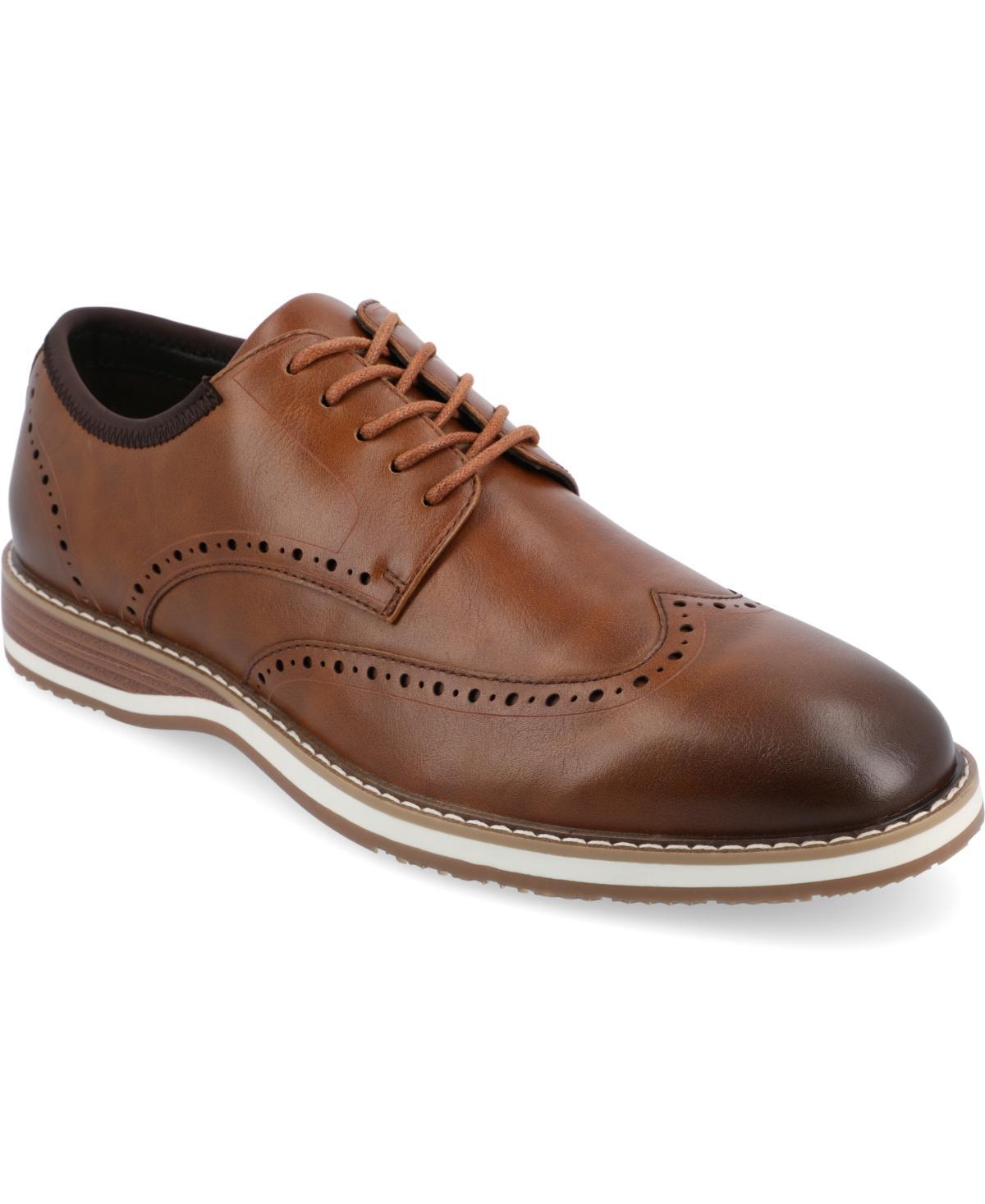 VANCE Ozzy Men's Wingtip Tru Comfort Foam Hybrid Dress Shoes, Size: 10, Red Product Image
