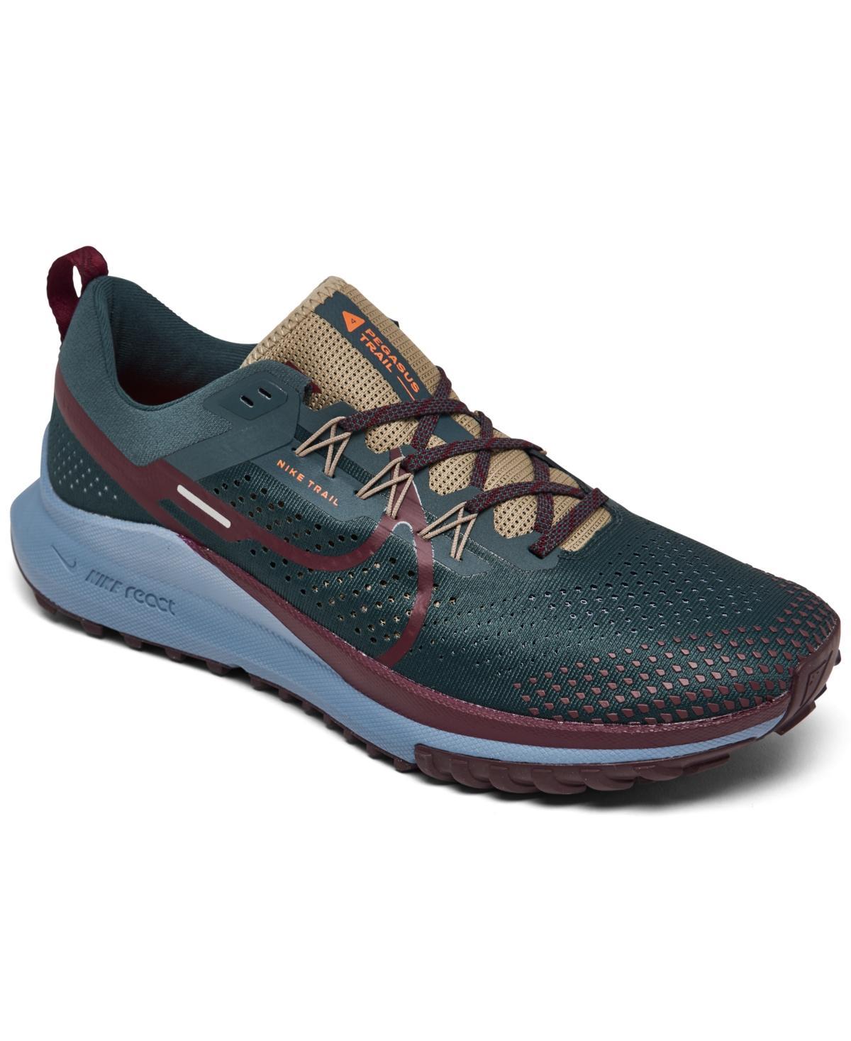 Nike Mens React Pegasus Trail 4 - Running Shoes Deep Jungle/Khaki/Ashen Slate Product Image