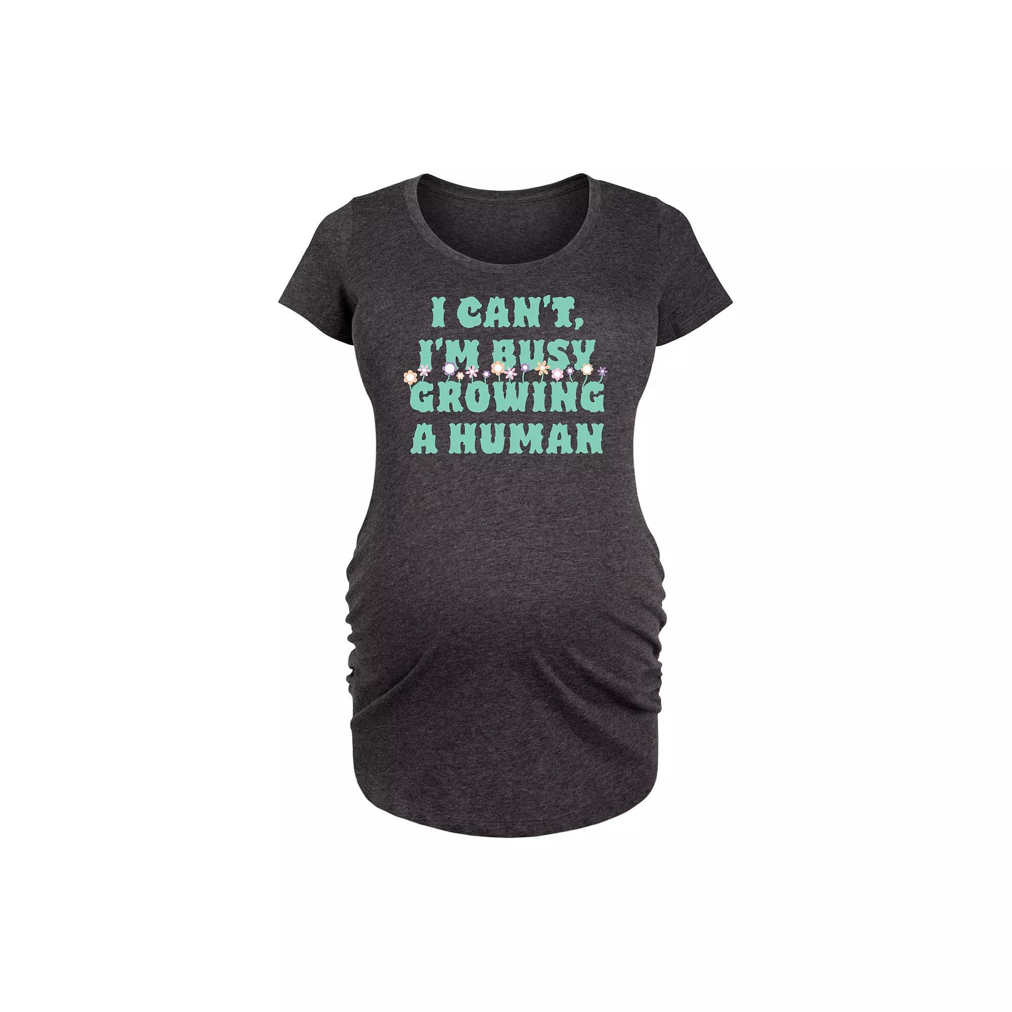 Maternity Game Day Football Graphic Tee, Women's, Size: Large-Mat, Grey Gray Product Image