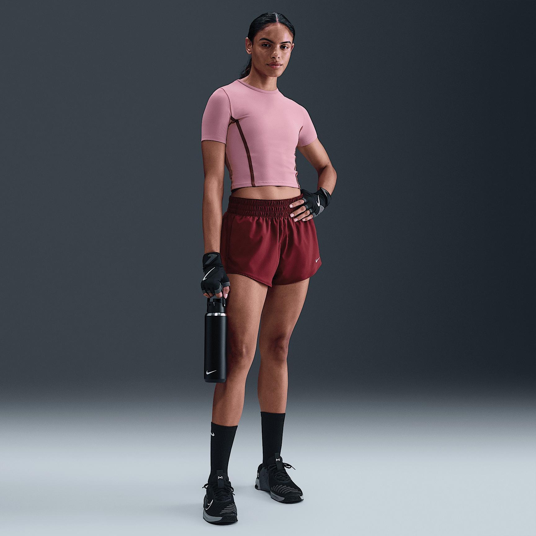 Nike Womens One Dri-FIT Short-Sleeve Fitted T-Shirt Product Image