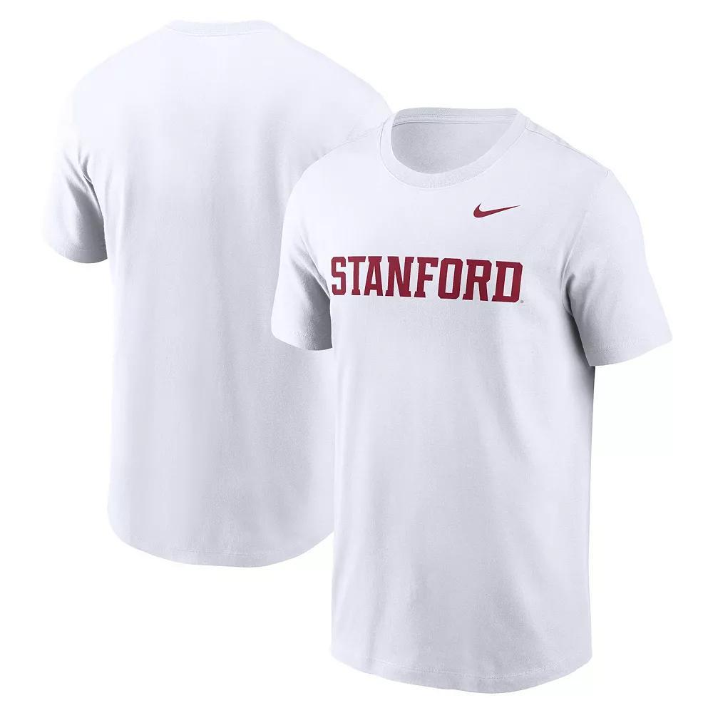 Men's Nike White Stanford Cardinal Primetime Wordmark T-Shirt, Size: 3XL Product Image