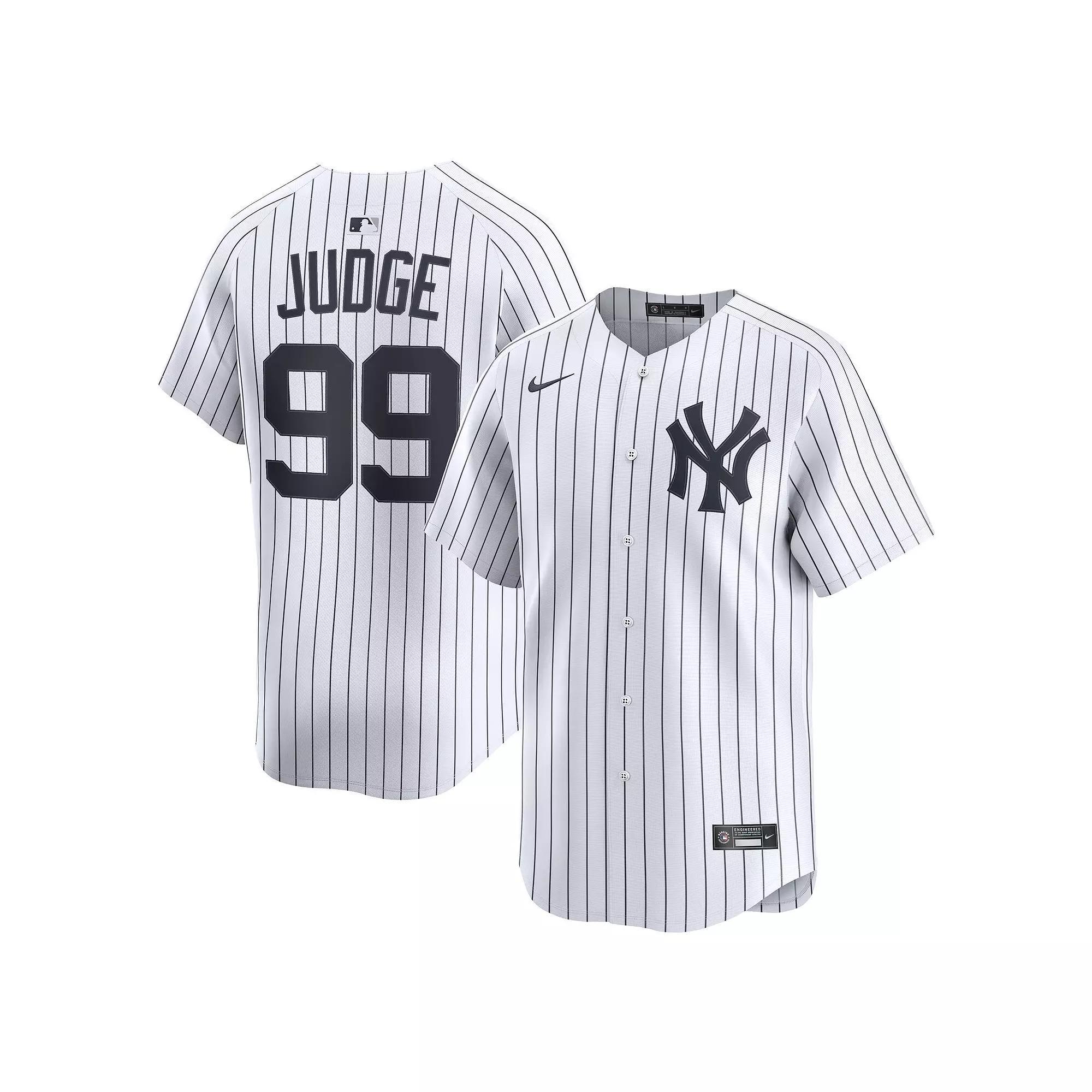 Men's Nike Aaron Judge White New York Yankees Home Limited Player Jersey, Size: Large Product Image