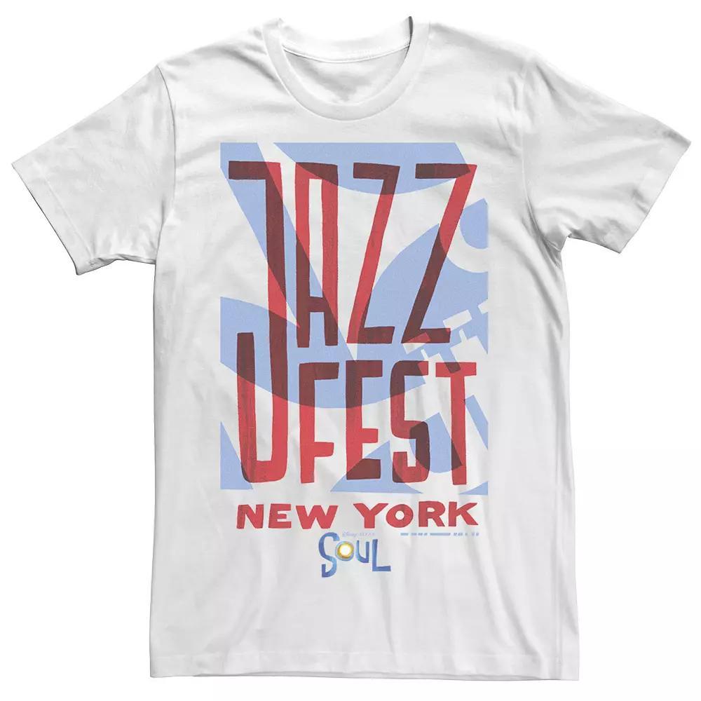 Disney / Pixar's Soul Men's Jazz Fest New York Tee, Size: Medium, White Product Image