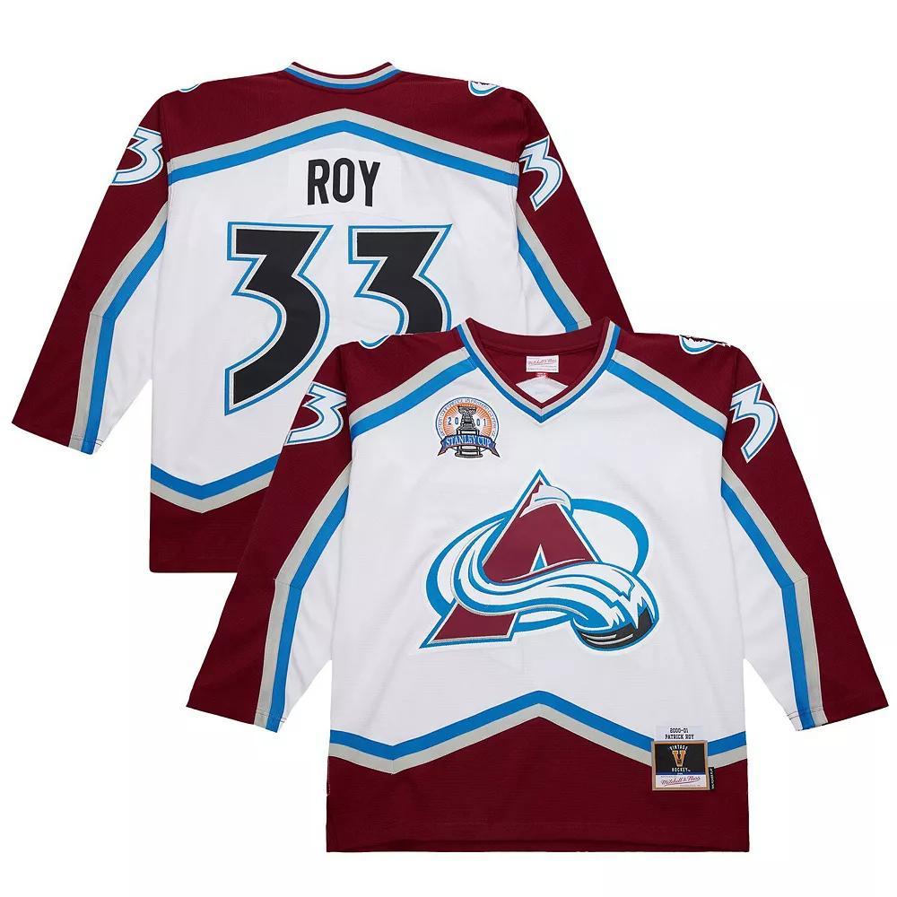 Men's Patrick Roy White Colorado Avalanche 2000-01 Power Play Jersey, Size: Large Product Image