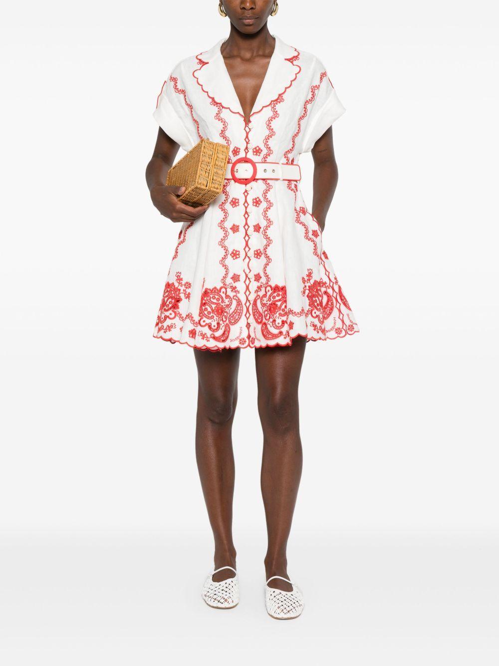 Lucky Embroidered mini dress Product Image