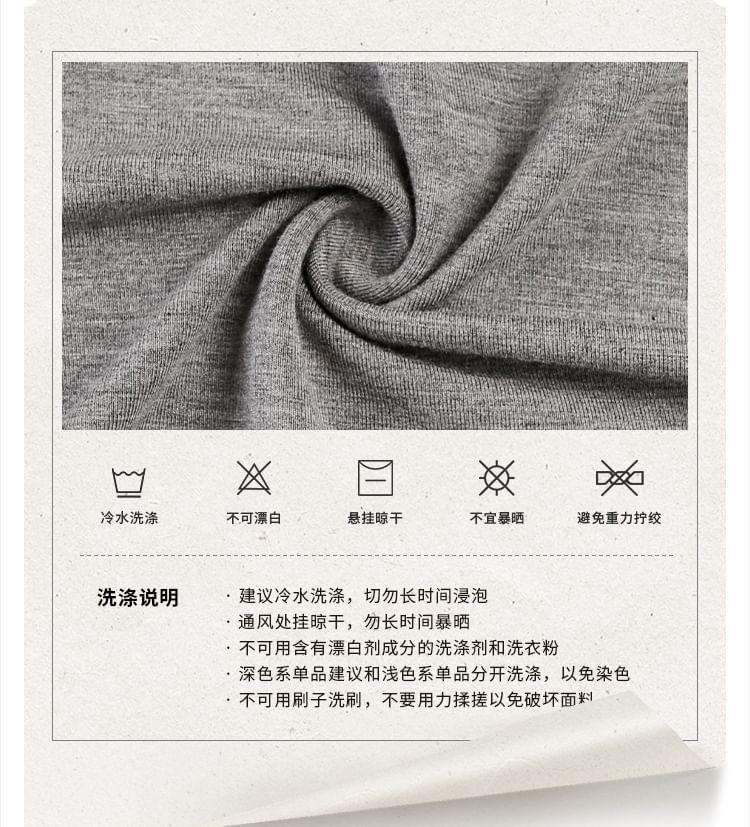 Long-Sleeve Asymmetrical Plain Top Product Image