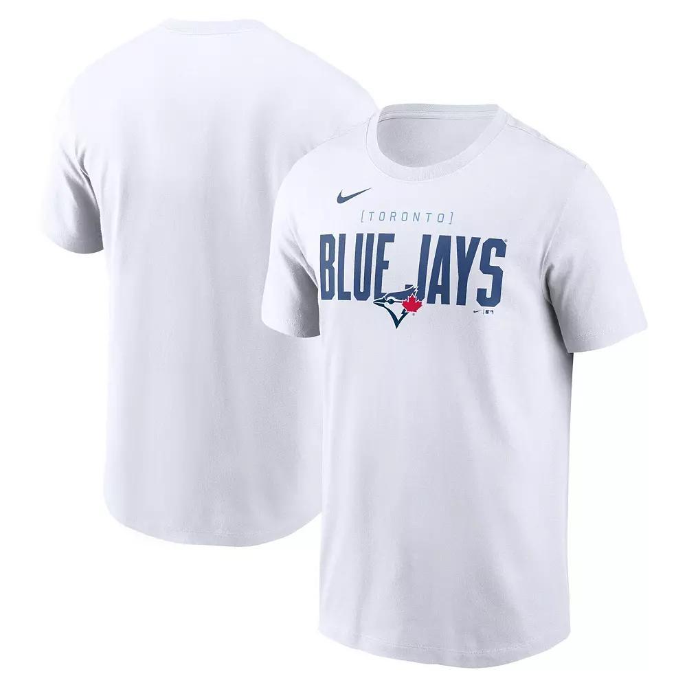 Men's Nike White Toronto Blue Jays Home Team Bracket Stack T-Shirt, Size: 2XL, Jay White Product Image