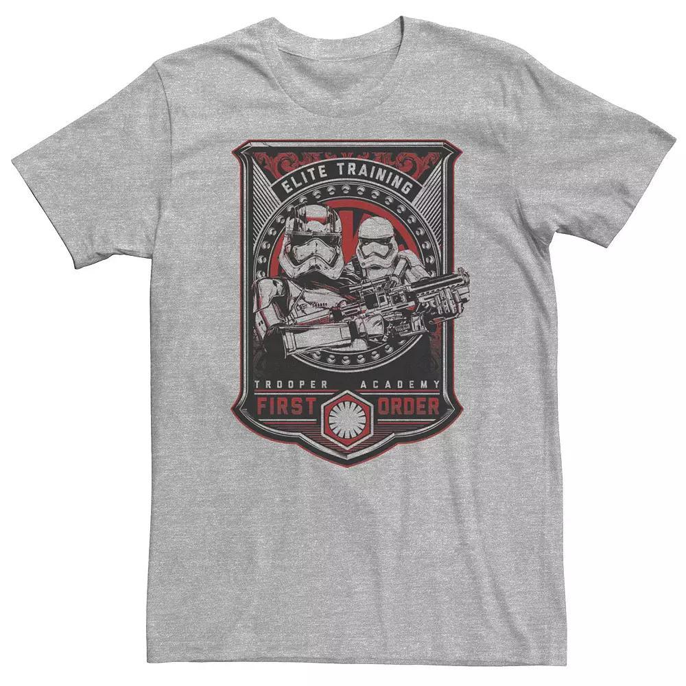 Big & Tall Star Wars The Force Awakens Captain Phasma First Order Tee, Men's, Size: Large Tall, Athletic Grey Product Image