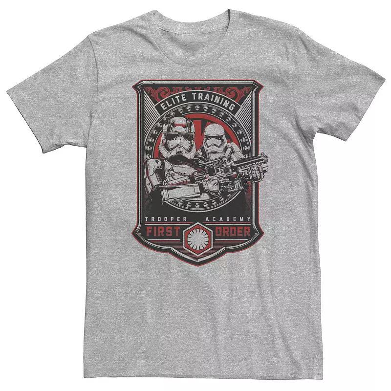 Big & Tall Star Wars The Force Awakens Captain Phasma First Order Tee, Men's, Size: Large Tall, Athletic Grey Product Image