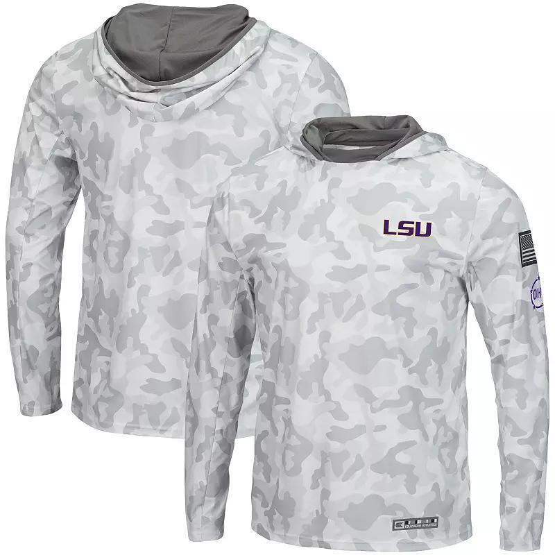 Mens Colosseum Arctic Camo Florida Gators OHT Military Appreciation Long Sleeve Hoodie Top Product Image