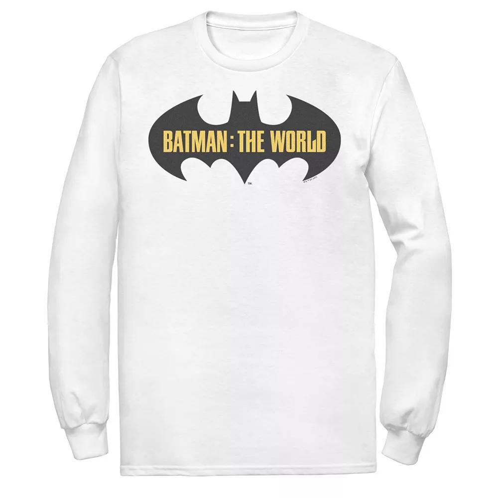 Men's Batman: The World Germany Red Logo Tee, Size: XL, White Product Image
