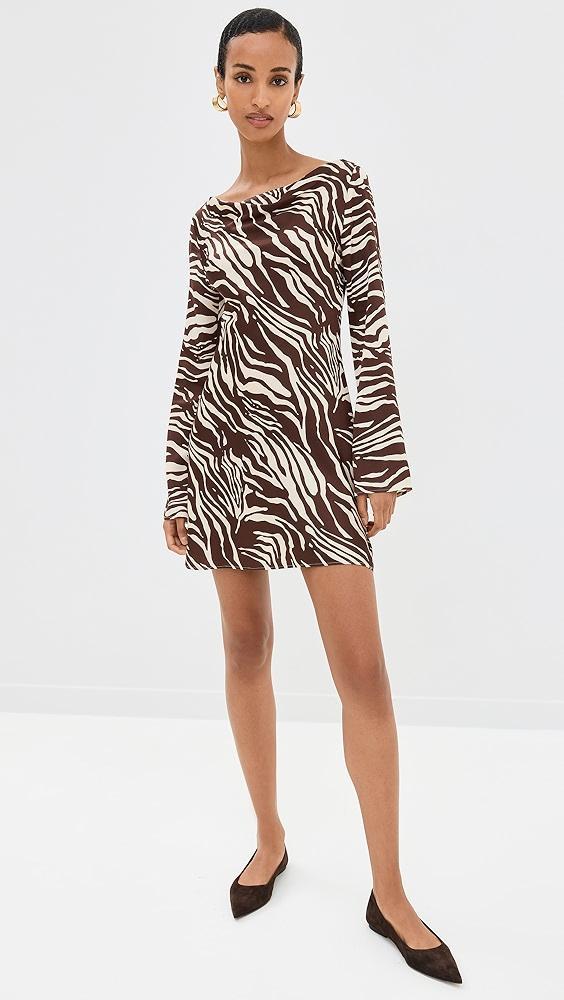 Reformation Pike Satin Dress | Shopbop Product Image