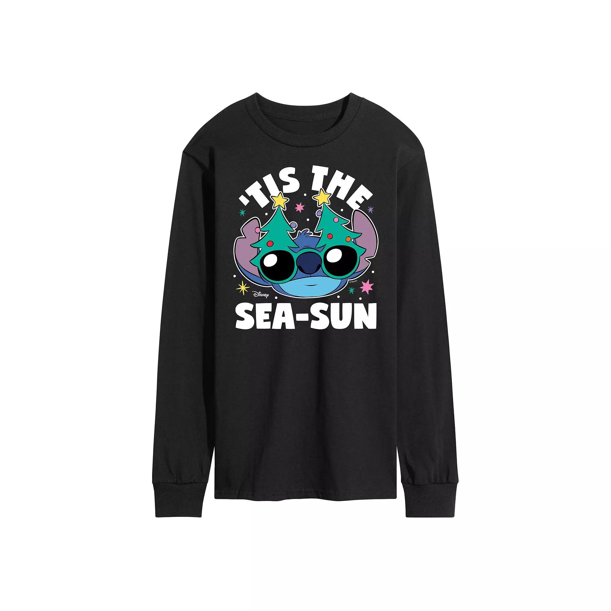 Disneys Lilo & Stitch Tis The Sea Sun Tee, Mens Product Image