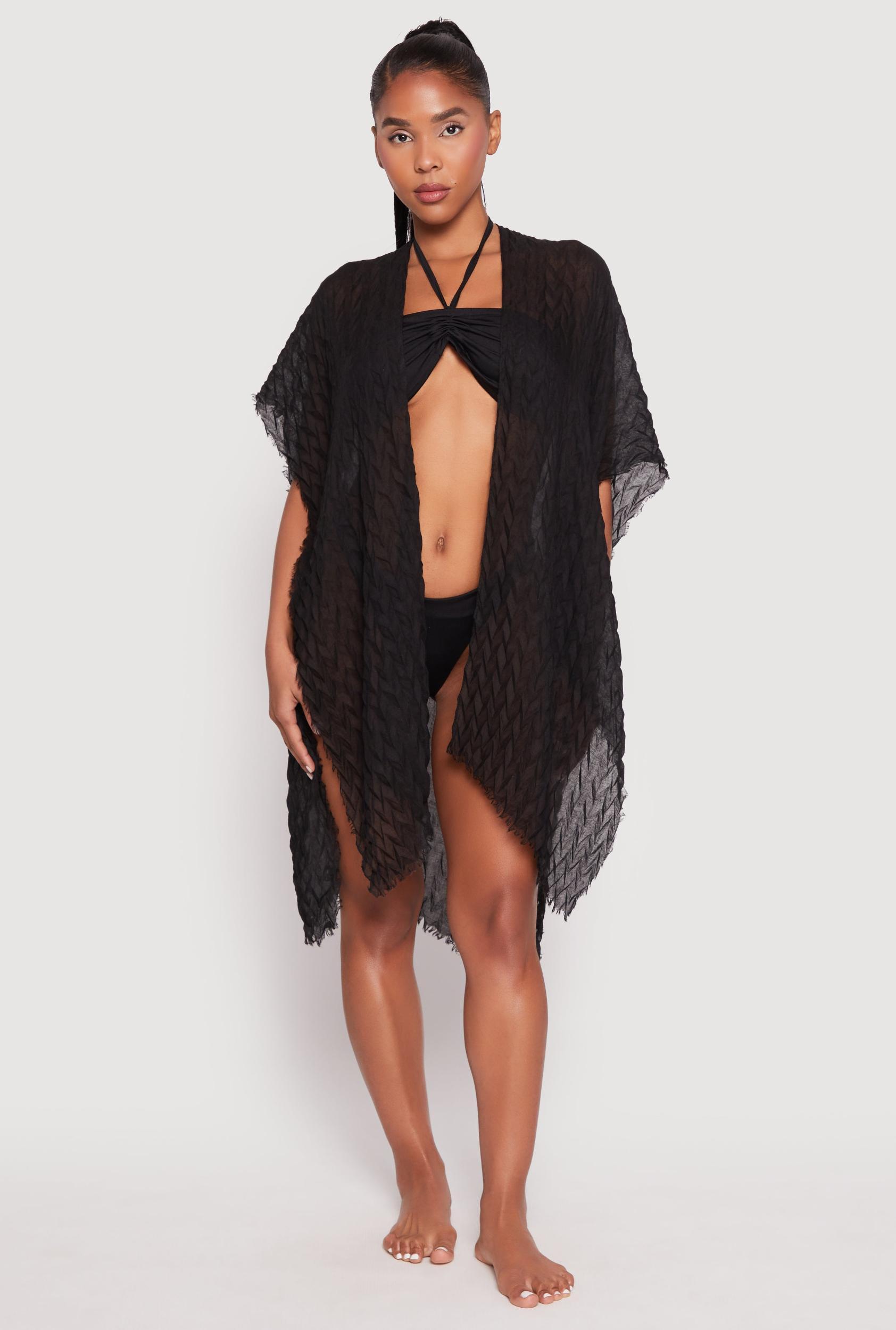 Chevron Cover Up Kimono Female Product Image