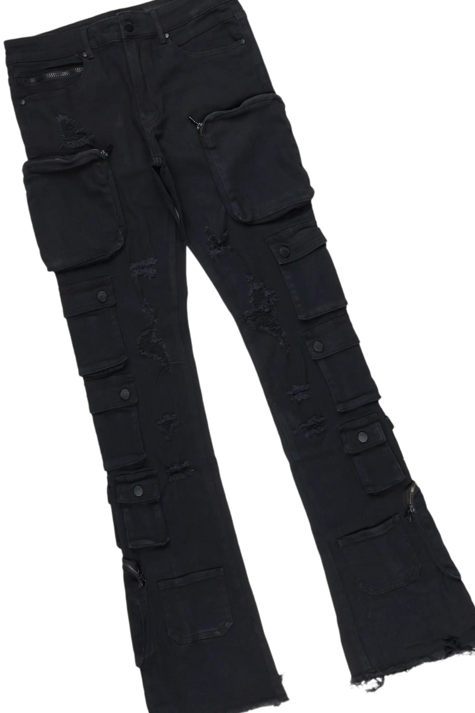 Bubble Sand Hoodie/Stacked Cargo Jean Bundle Male Product Image