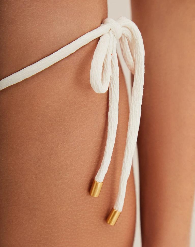Eyelet Naya Tri Top - White Product Image