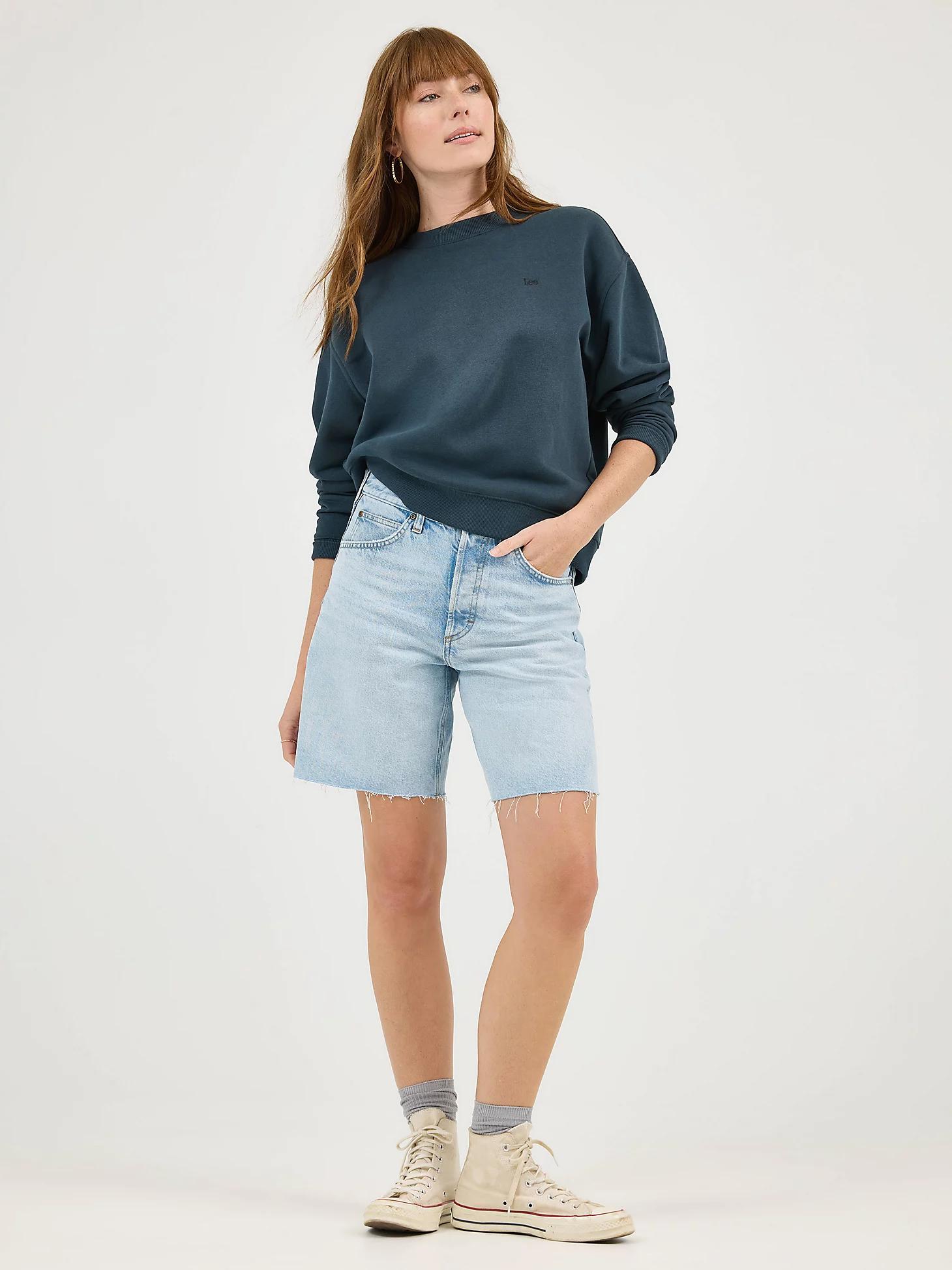 Women's Button Fly Slouch Bermuda | Women's Shorts | Lee® Product Image