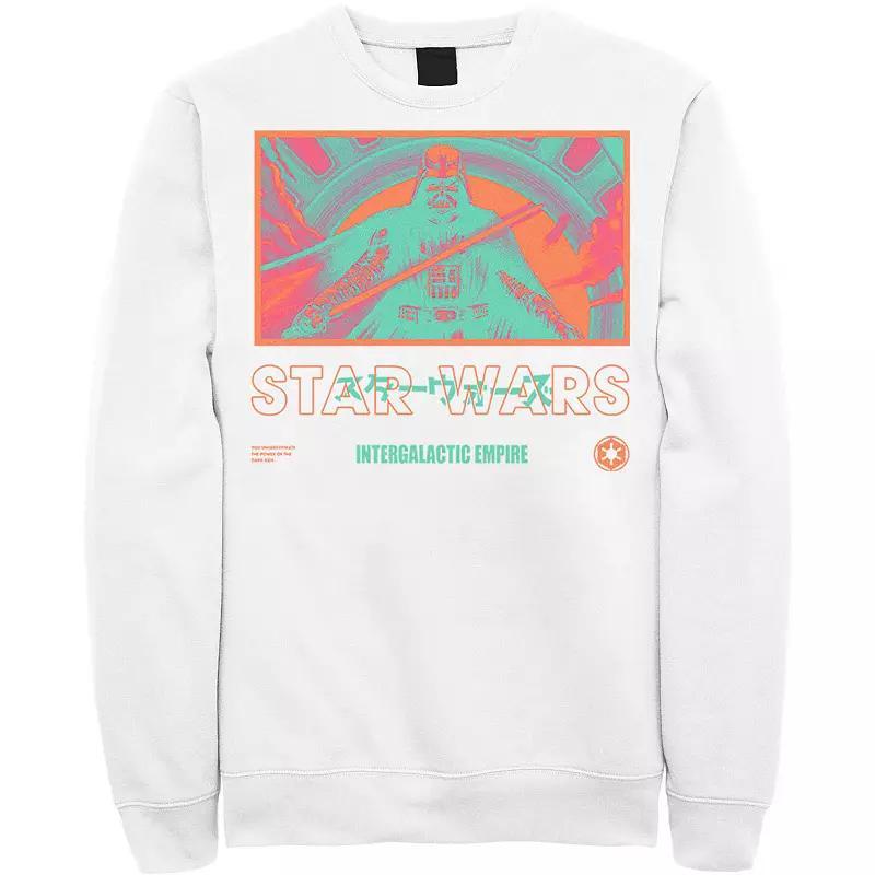 Men's Star Wars Bright Baddies Vader Sweatshirt, Size: 3XL, Black Product Image