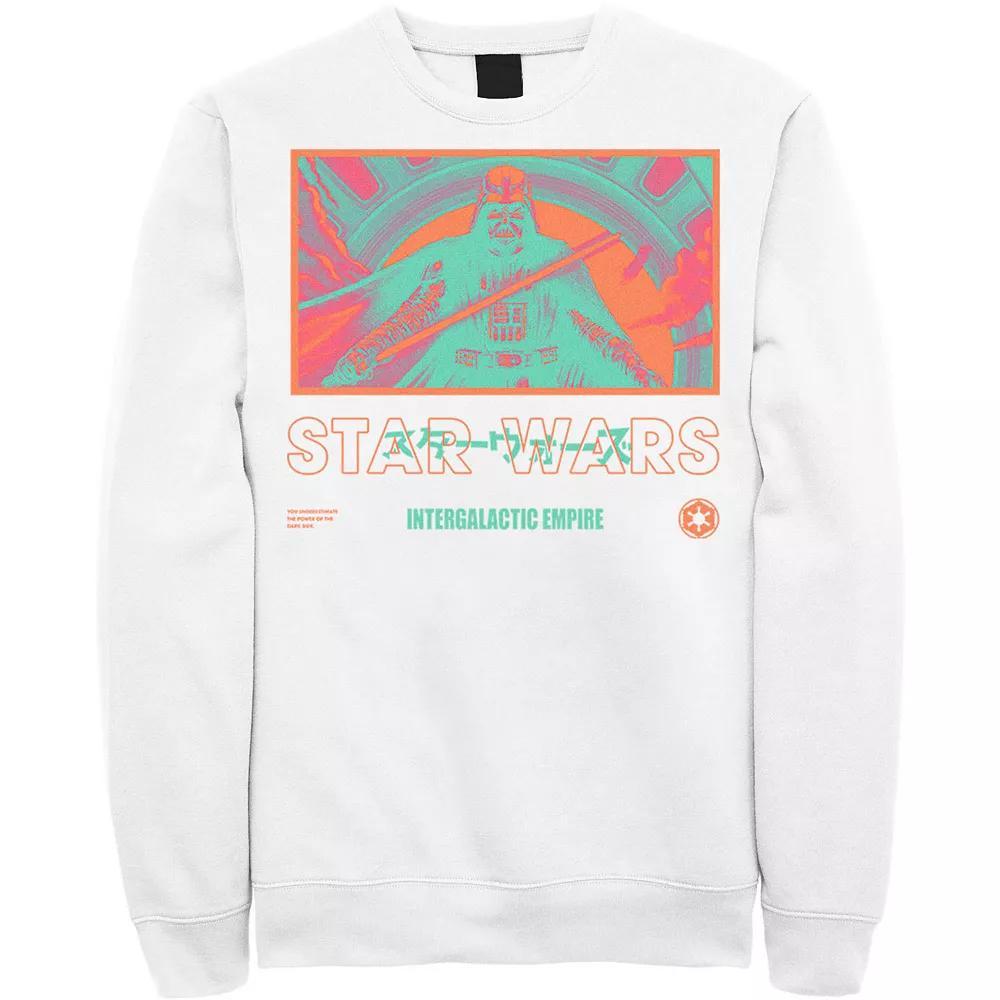 Men's Star Wars Bright Baddies Vader Sweatshirt, Size: 3XL, Black Product Image