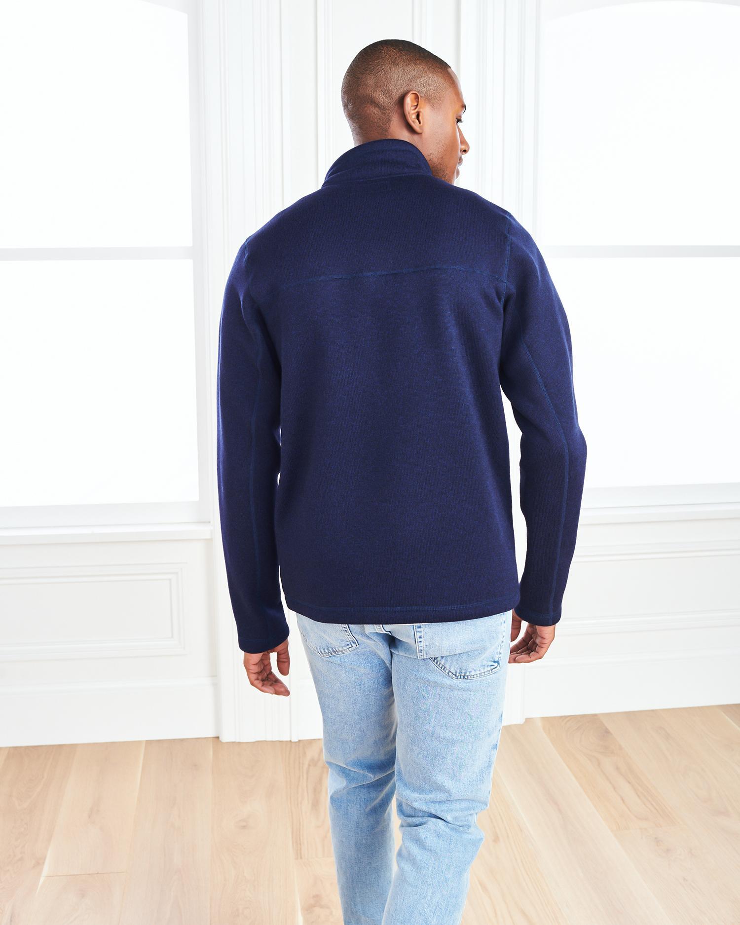 Quince | Men's Recycled Sweater Fleece Pullover Jacket 100% Polyester Product Image