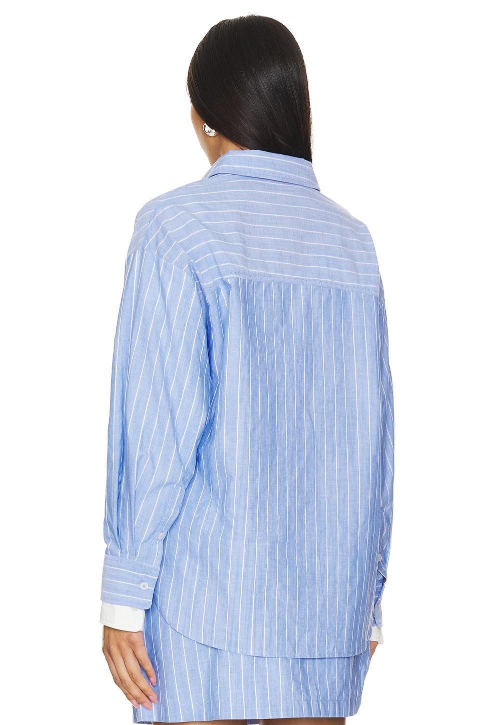 Mer Button Down Top Line & Dot Product Image