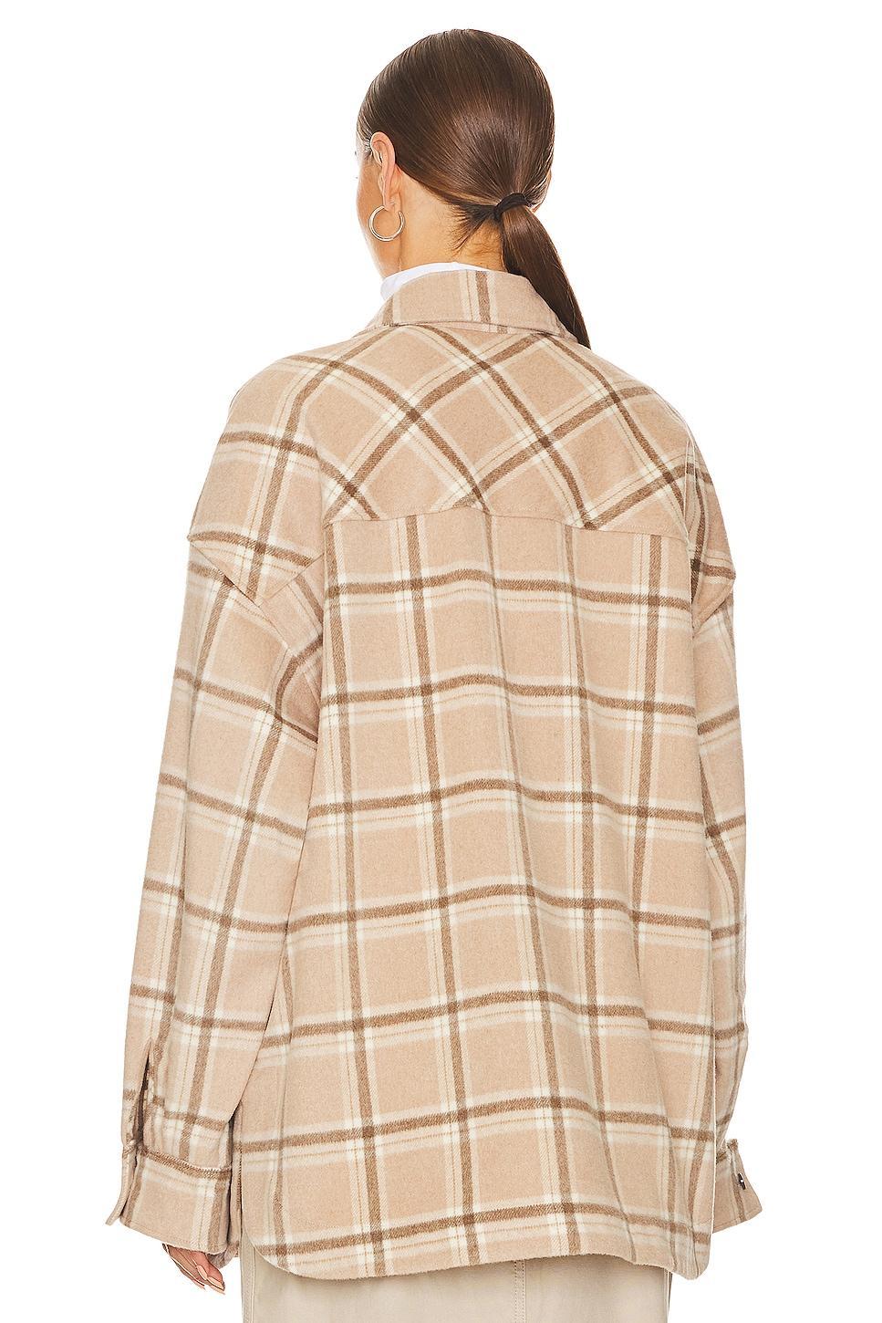 Plaid Flannel Overshirt Helsa Product Image