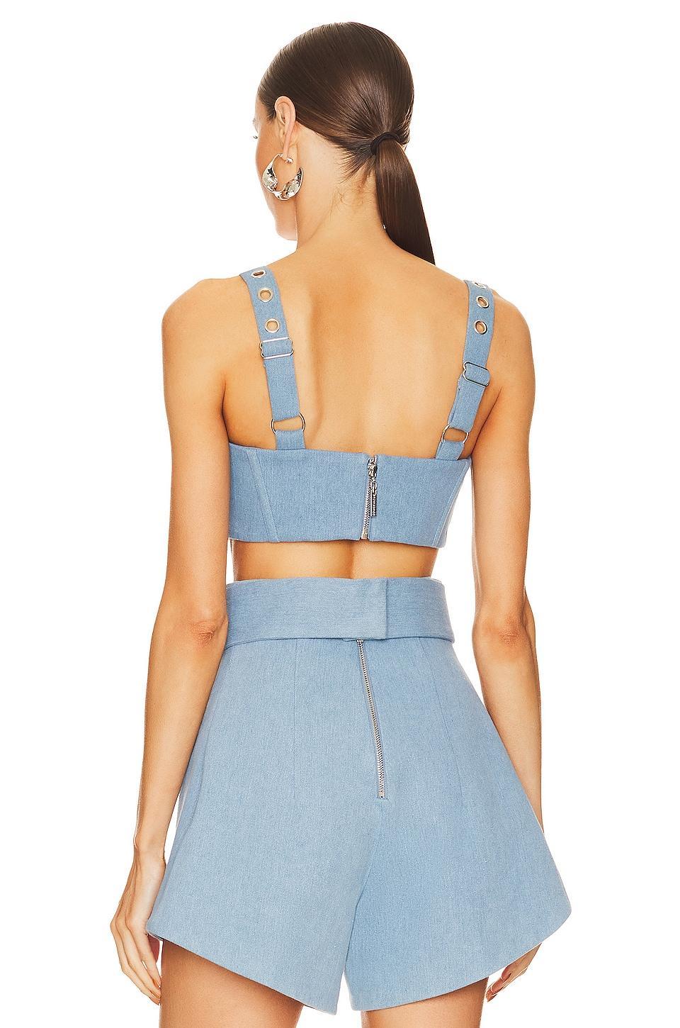 Capri Denim Bralette Bronx and Banco Product Image