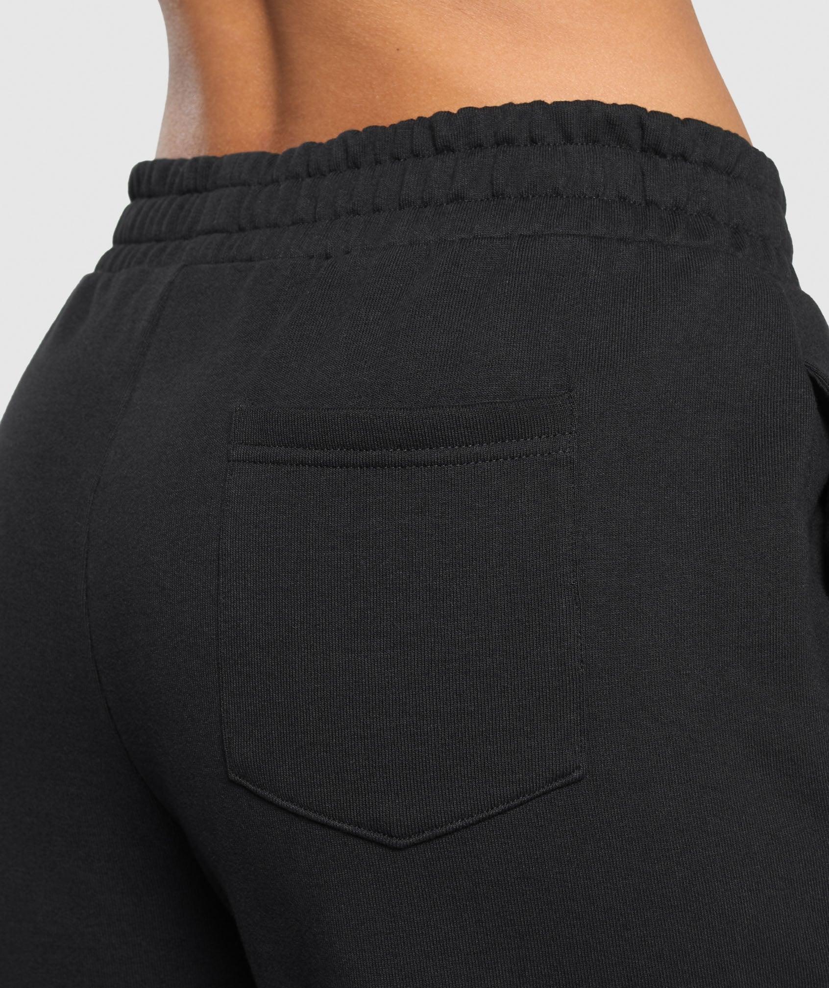 Gymshark Campus Classics Graphic Joggers - Black Female Product Image