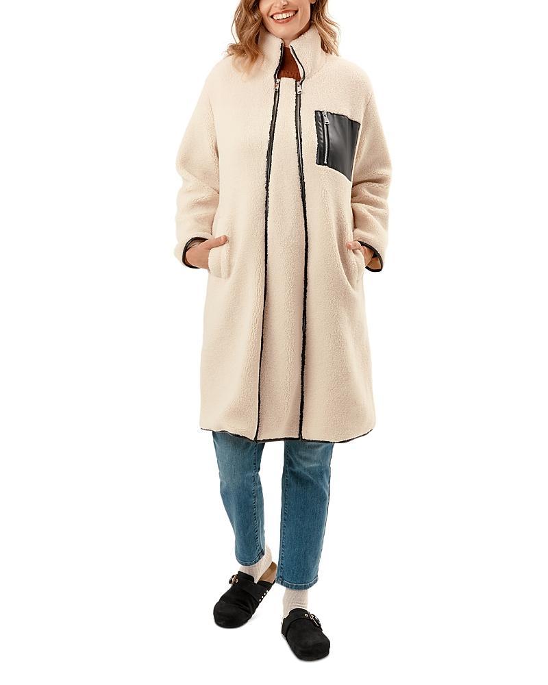 Nom Maternity Teddi Zip Coat Product Image