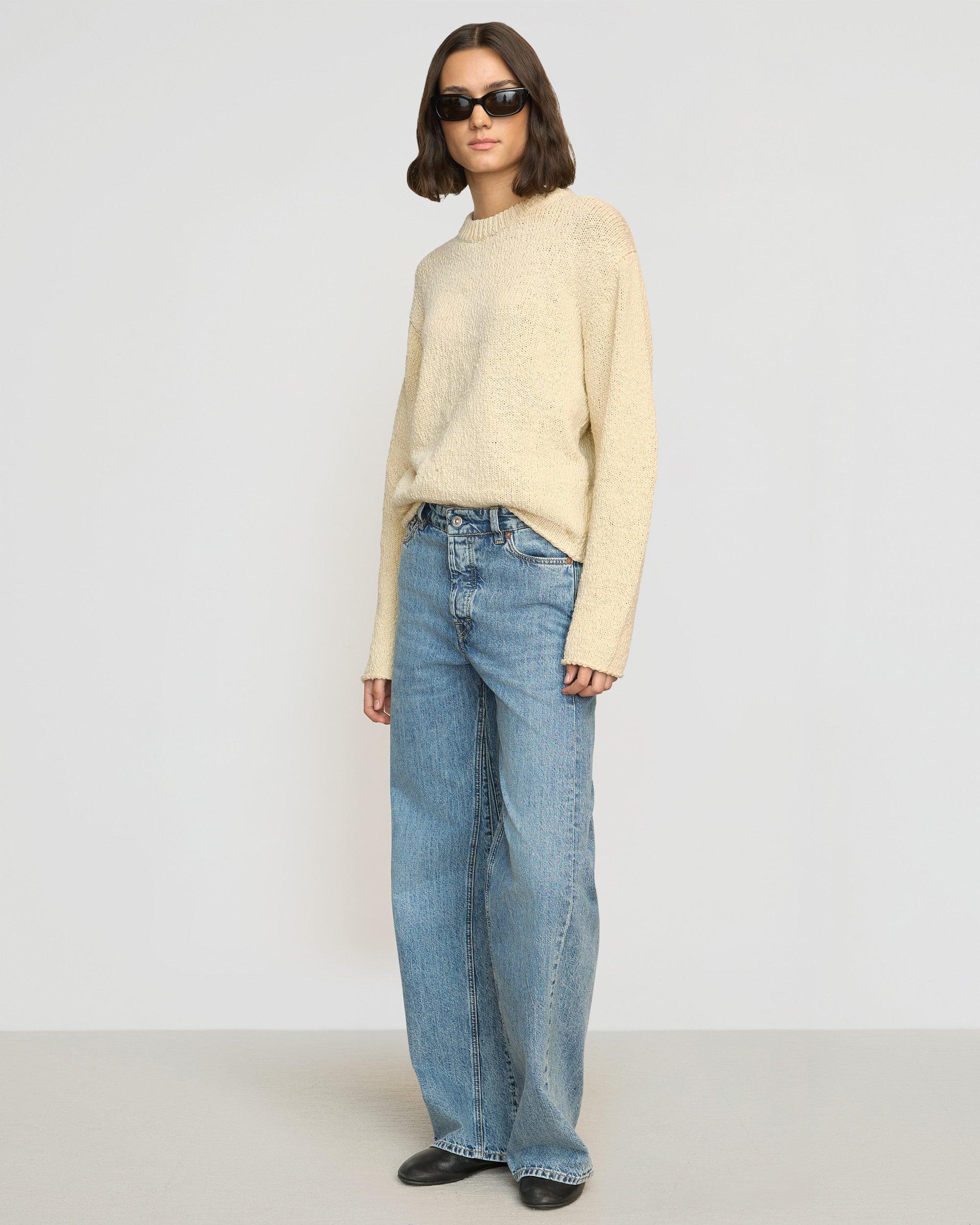 Sonya Textured Organic Cotton Sweater Product Image