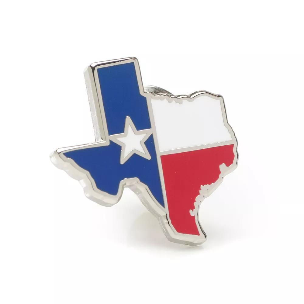 Men's Cuff Links, Inc. Texas Flag Lapel Pin, Blue Product Image