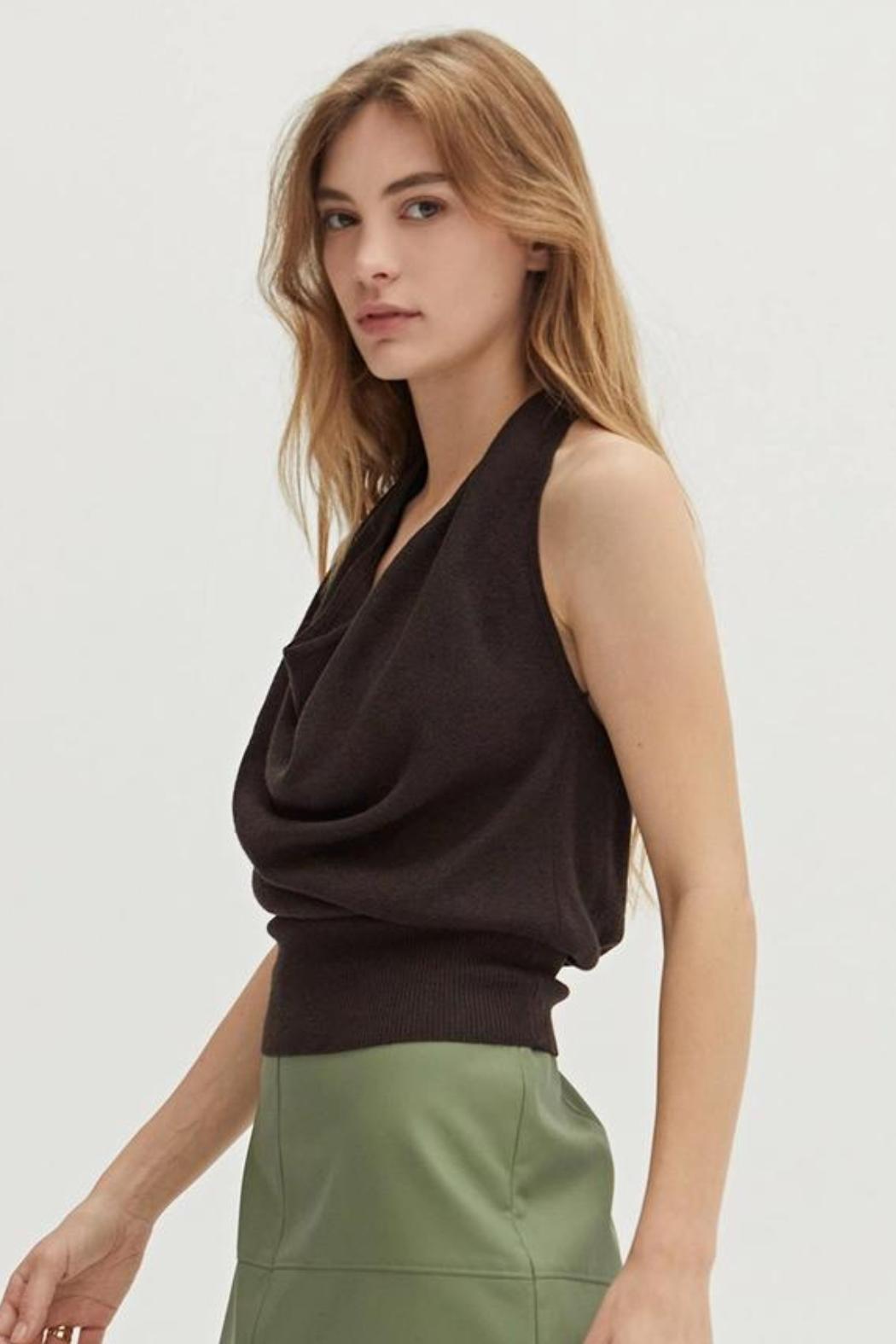 "Mila" Cowl Sweater Tank Product Image