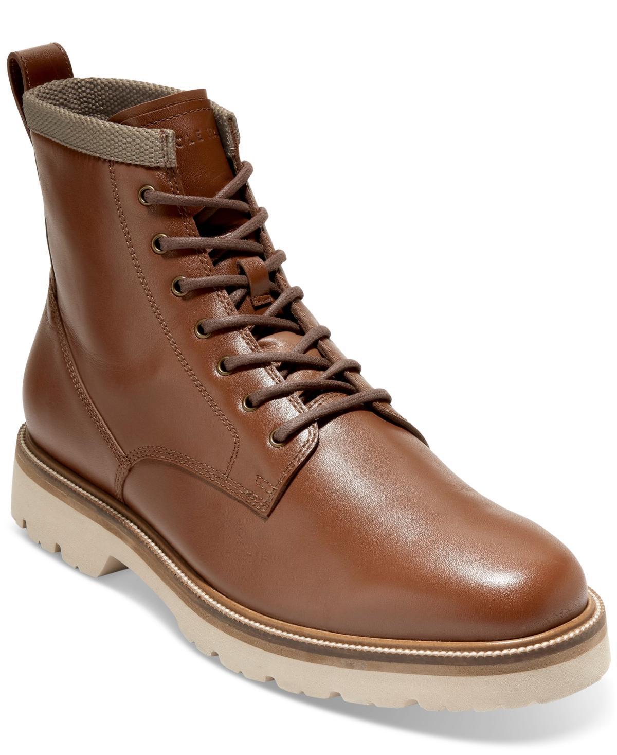Cole Haan Mens American Classics Waterproof Lace Up Plain Toe Boots Product Image