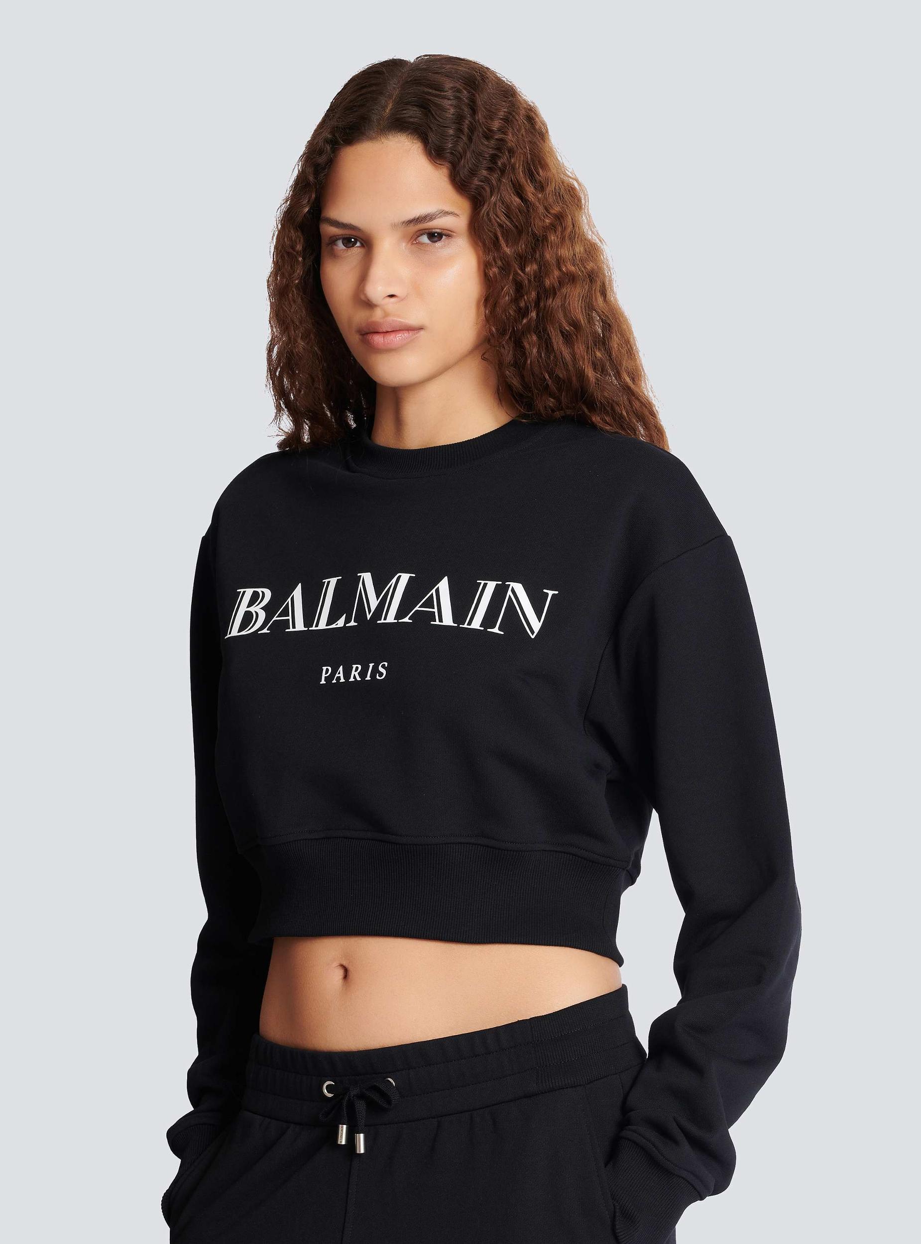 Printed Balmain crew-neck sweatshirt Product Image