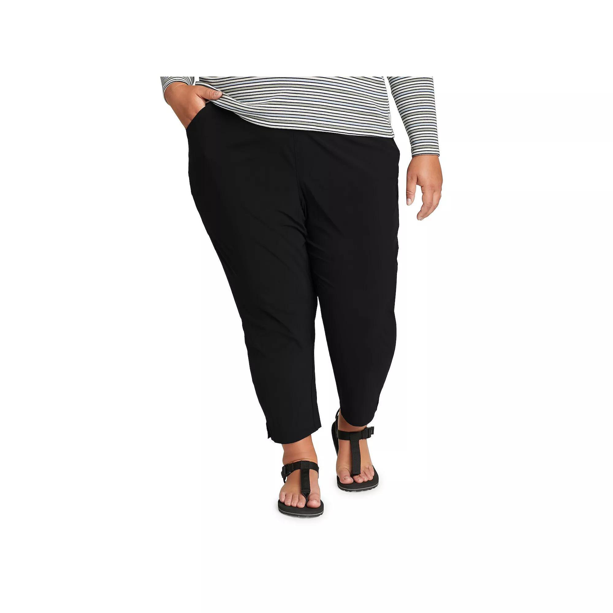 Plus Size Eddie Bauer Departure Ankle Pants, Women's, Size: 1XL, Black Product Image