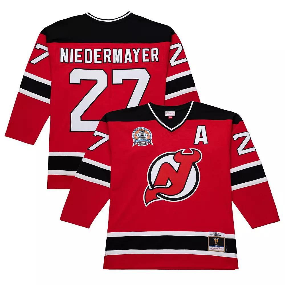 Men's Scott Niedermayer Red New Jersey Devils 2002-03 Power Play Jersey, Size: XL, Nhl Red Product Image