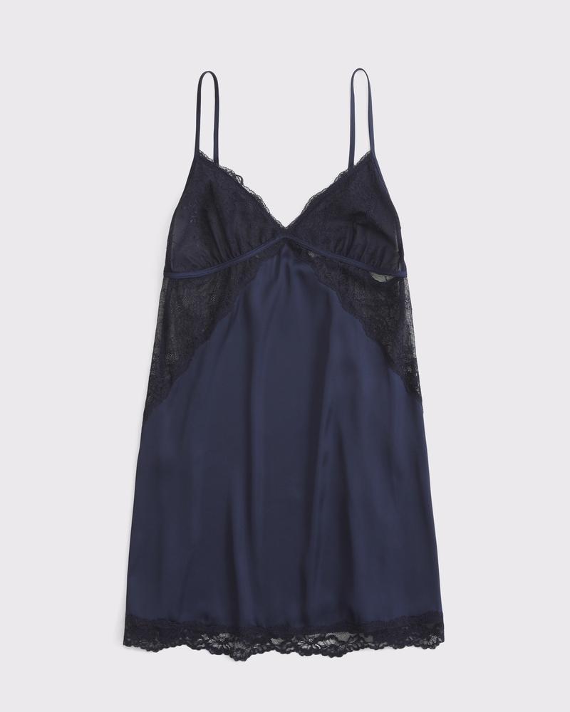 Sheer Lace-Trim Nightie Product Image