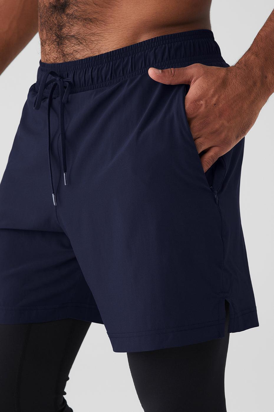 Alo Yoga | Stability 2 In 1 Pants Blue, Size: 2XL Product Image