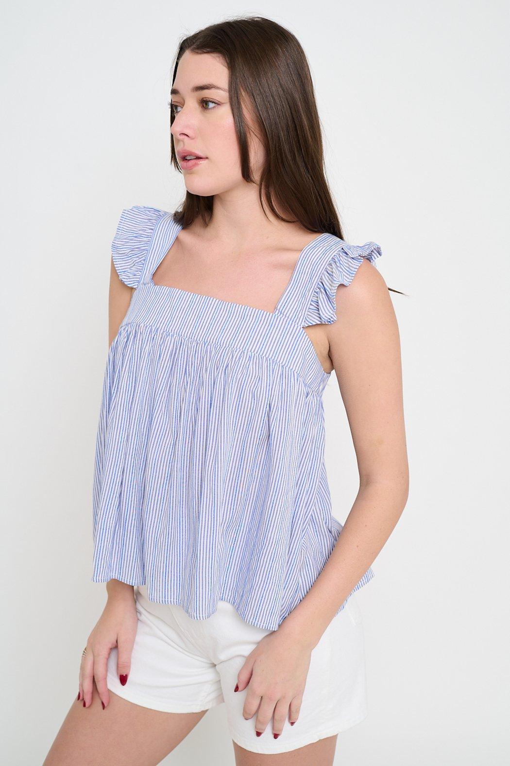 Aegean Nautical Stripe Top Product Image