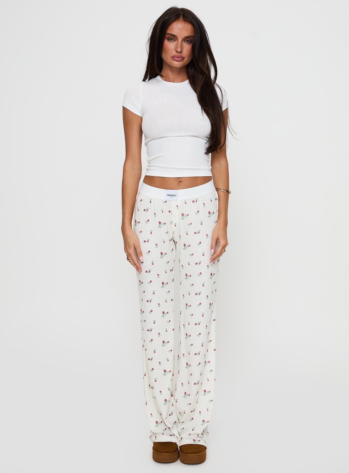 Lullabies Pointelle Sleep Pant Yellow Product Image