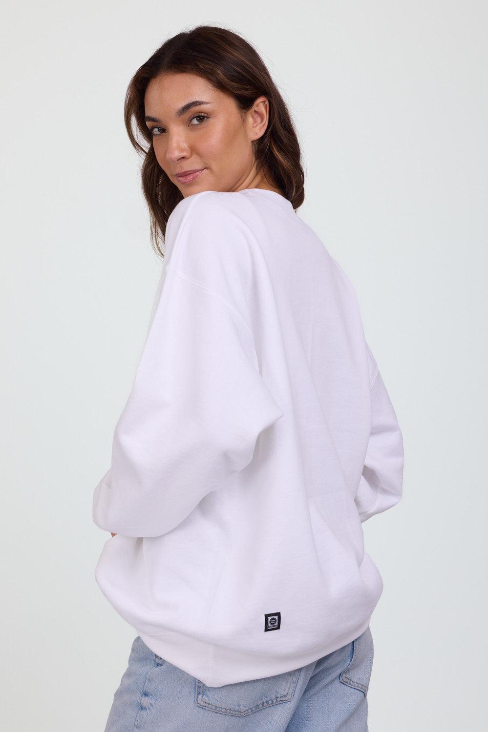 Roxanne Oversized Fleece Crewneck Product Image