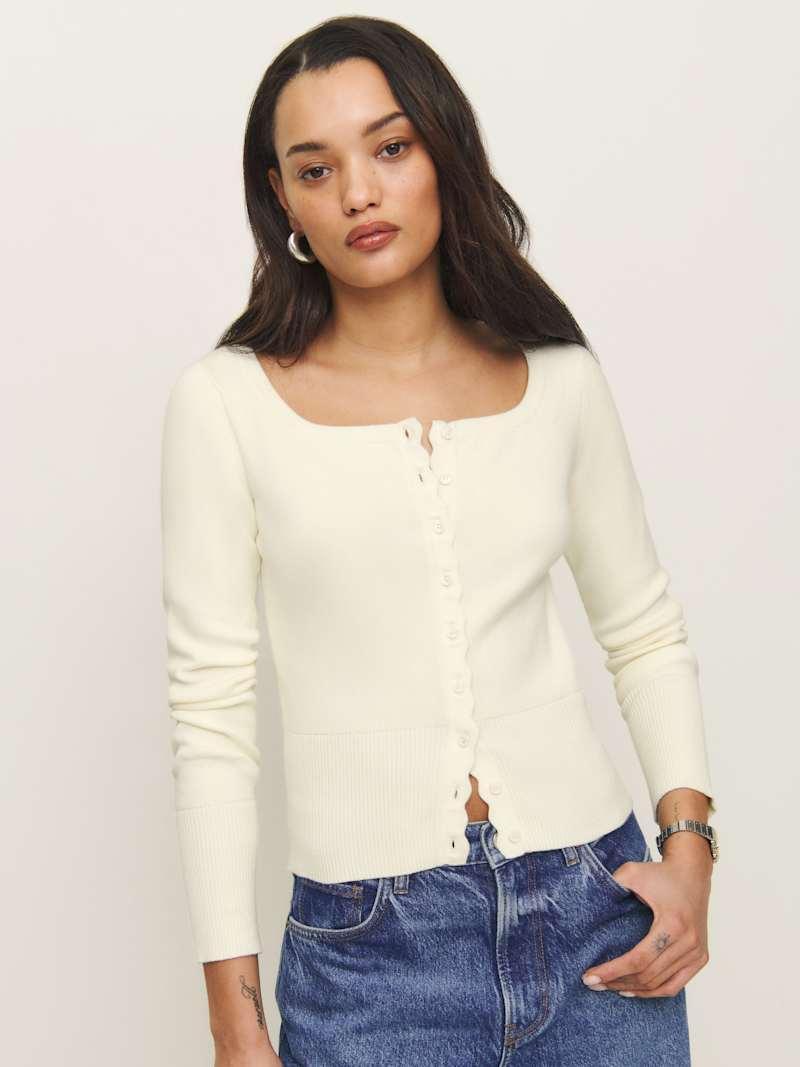 Aura Cotton Cardigan Product Image