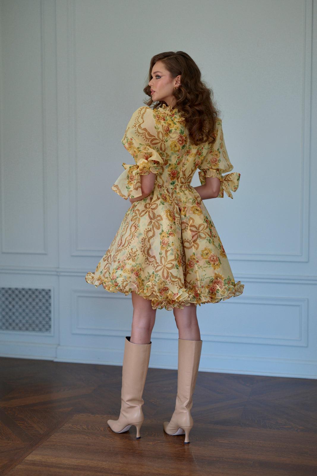 The Cr�me Brulee Marie Dress Product Image