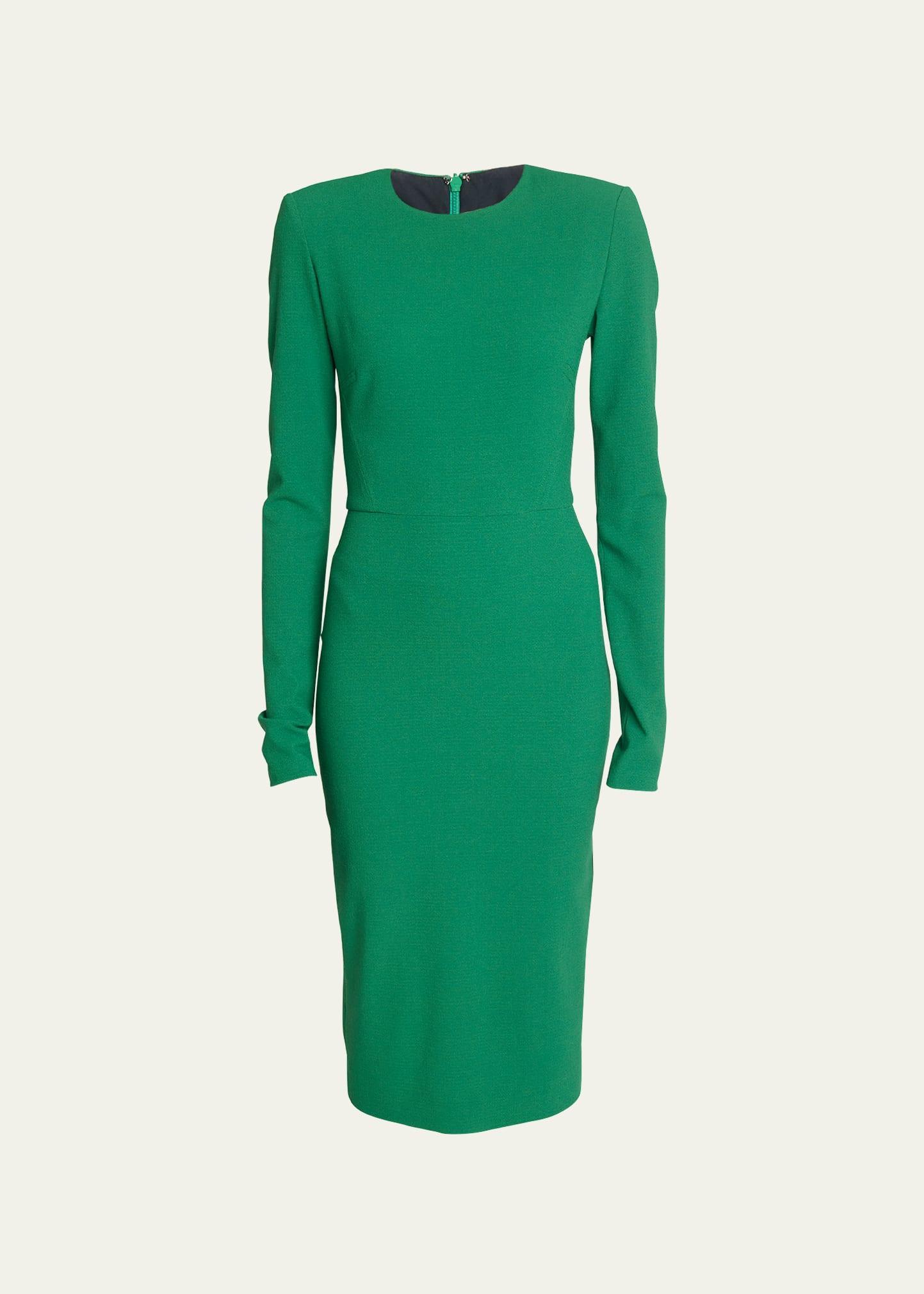 Womens Wool-Blend Body-Con Dress Product Image