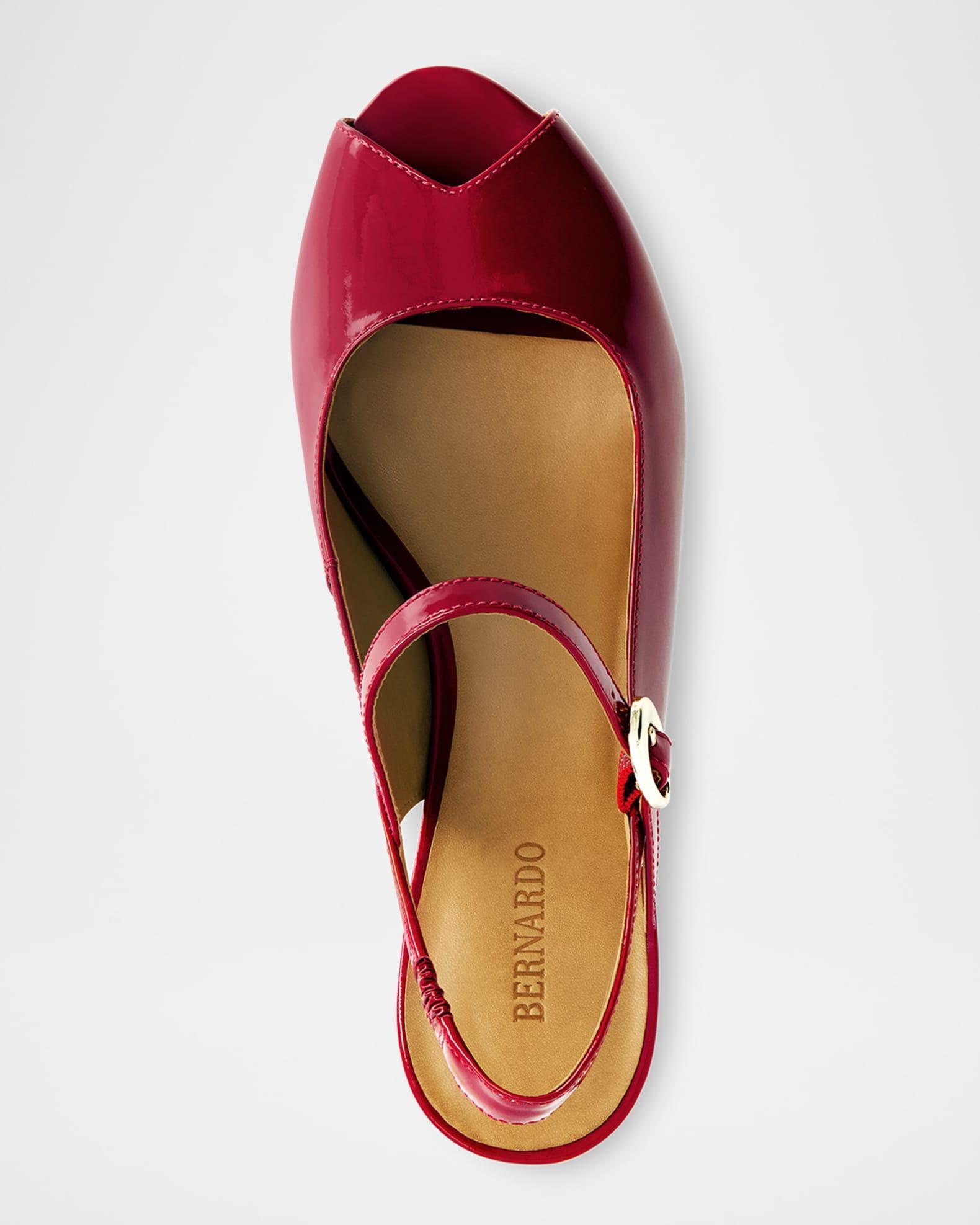 Bailen Patent Mary Jane Slingback Pumps Product Image