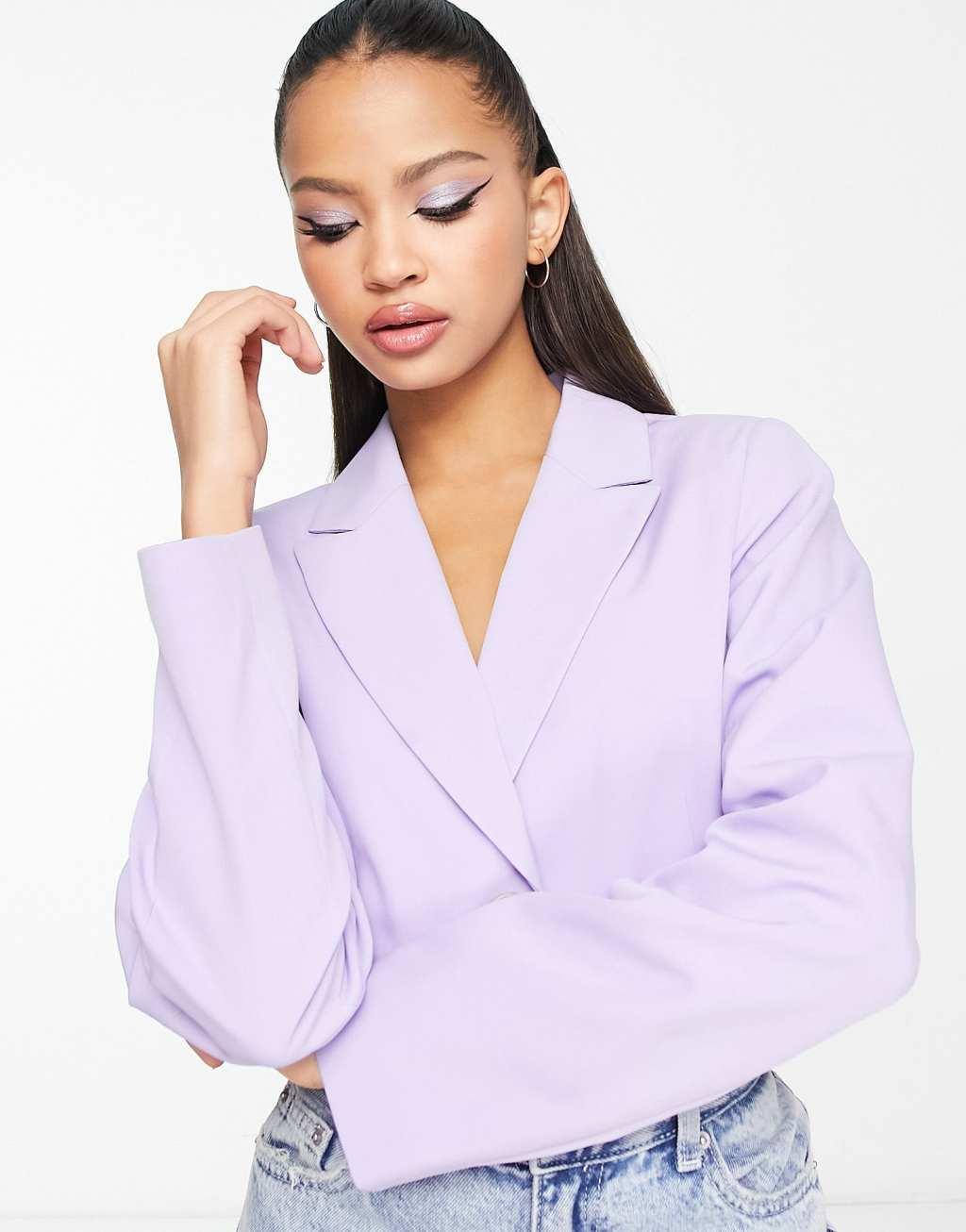 Miss Selfridge cropped blazer Product Image