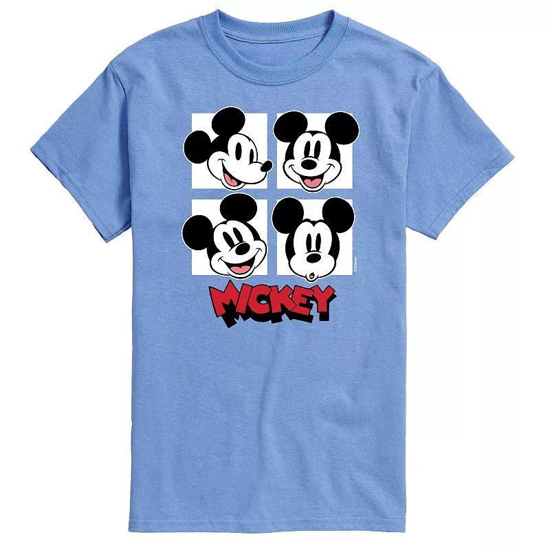 Disney's Mickey Mouse Men's Grid Graphic Tee, Size: Medium, Yellow Product Image