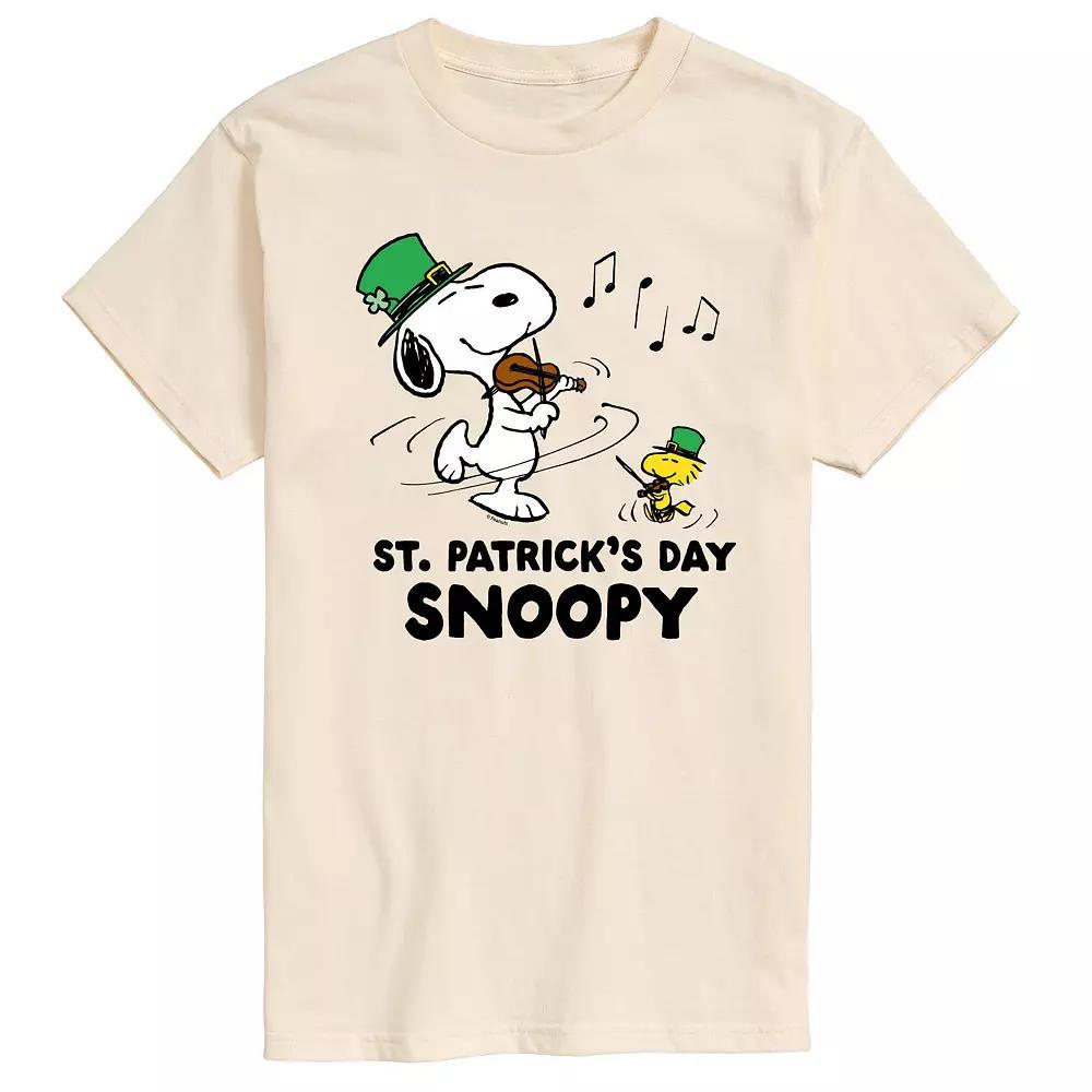 Mens Peanuts St. Patricks Day Snoopy Graphic Tee Product Image