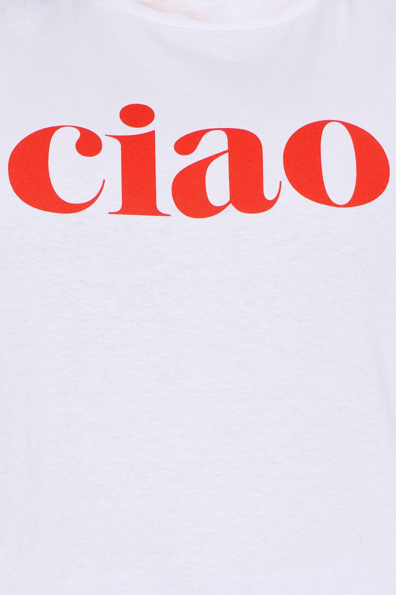 CIAO Washed Oversized Tee - White Product Image