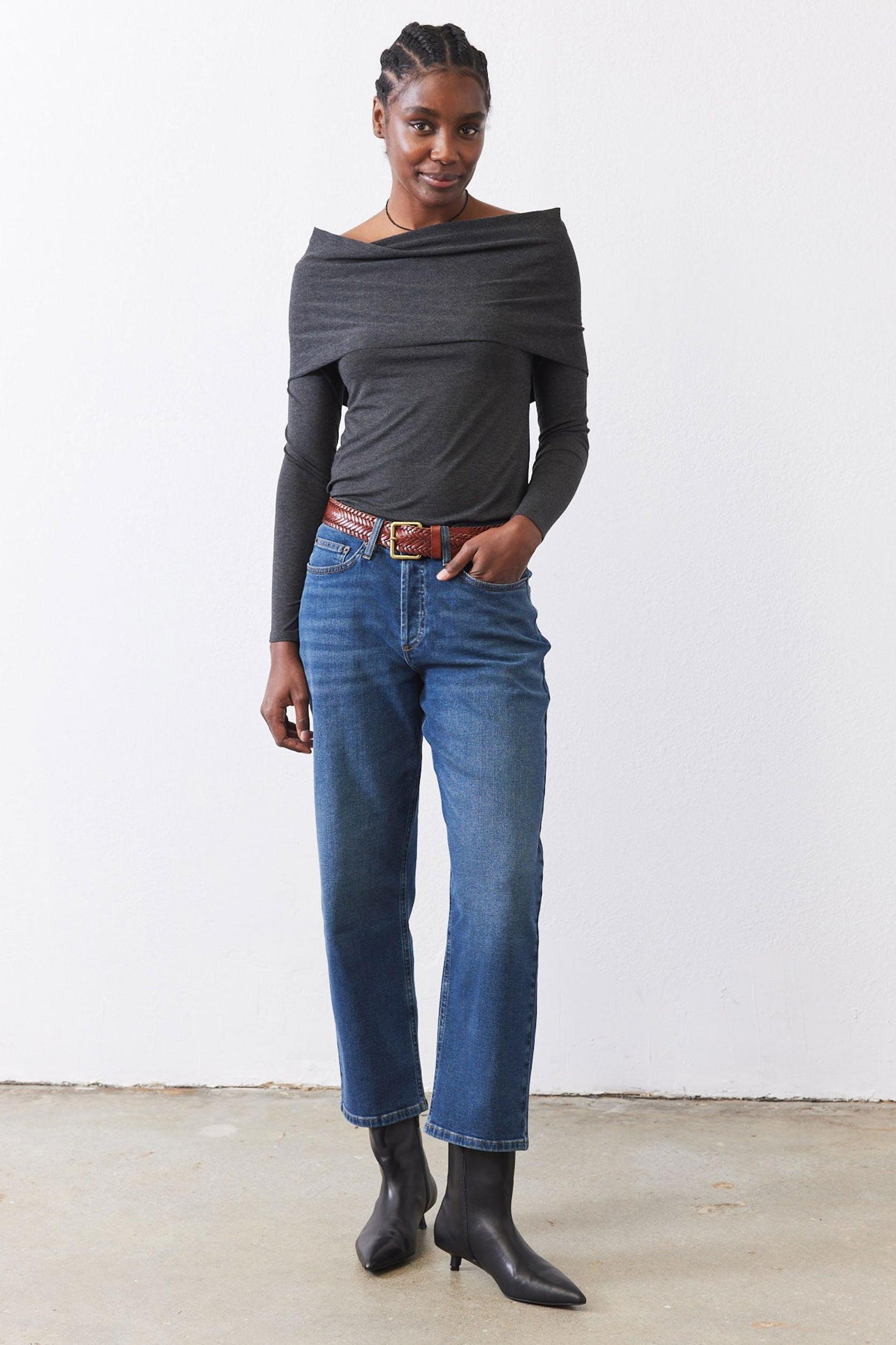 Iconic Off The Shoulder Long Sleeve Top Product Image